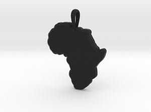 Mapa Mudo de Africa 3d printed