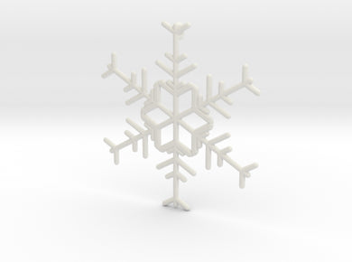 Snowflakes Series I: No. 12 3d printed
