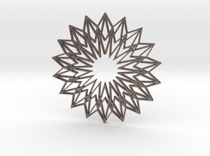 Arabesque: Sunflower 3d printed