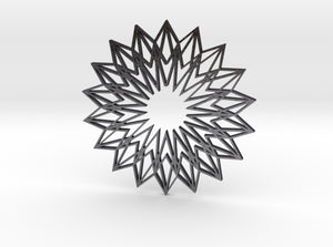 Arabesque: Sunflower 3d printed