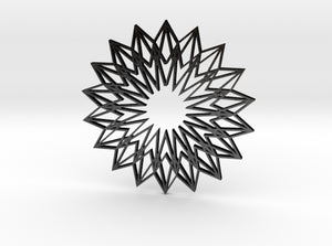 Arabesque: Sunflower 3d printed