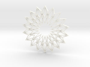 Arabesque: Sunflower 3d printed