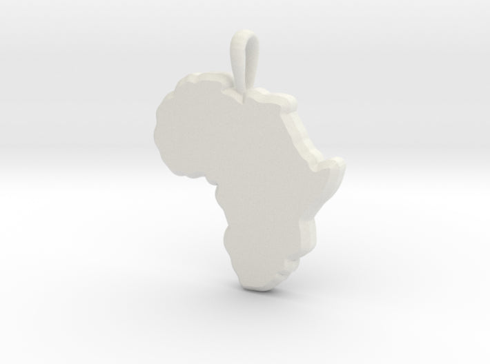 Mapa Mudo de Africa 3d printed