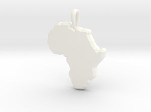 Mapa Mudo de Africa 3d printed