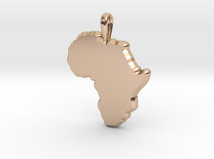 Mapa Mudo de Africa 3d printed