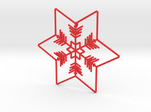 Load image into Gallery viewer, Snowflakes Series II: No. 1 3d printed