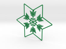 Load image into Gallery viewer, Snowflakes Series II: No. 1 3d printed
