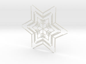 Snowflakes Series II: No. 2 3d printed
