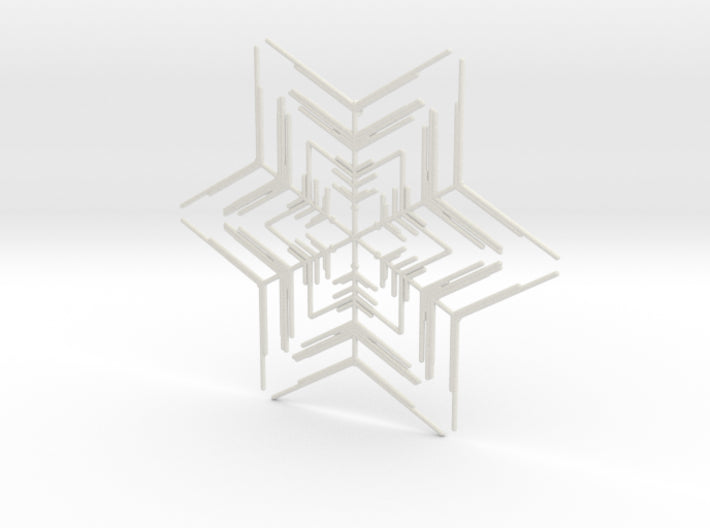 Snowflakes Series II: No. 2 3d printed