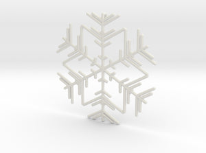 Snowflakes Series II: No. 3 3d printed