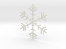 Load image into Gallery viewer, Snowflakes Series II: No. 4 3d printed