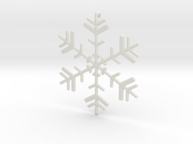 Snowflakes Series II: No. 4 3d printed