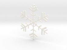 Load image into Gallery viewer, Snowflakes Series II: No. 4 3d printed