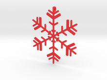 Load image into Gallery viewer, Snowflakes Series II: No. 4 3d printed
