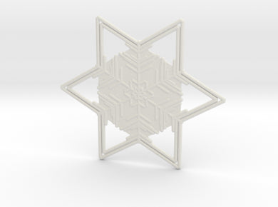 Snowflakes Series II: No. 6 3d printed