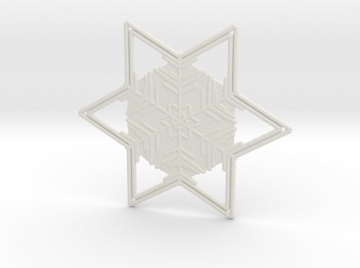 Snowflakes Series II: No. 6 3d printed