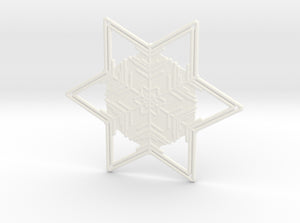 Snowflakes Series II: No. 6 3d printed
