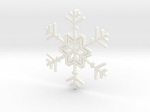 Load image into Gallery viewer, Snowflakes Series II: No. 10 3d printed