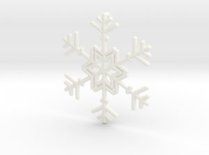 Snowflakes Series II: No. 10 3d printed