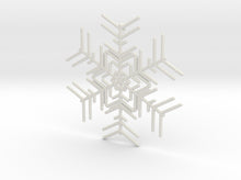 Load image into Gallery viewer, Snowflakes Series I: No. 2 3d printed