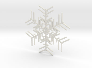 Snowflakes Series I: No. 2 3d printed