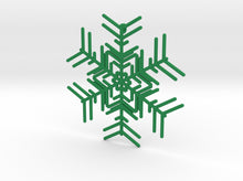 Load image into Gallery viewer, Snowflakes Series I: No. 2 3d printed