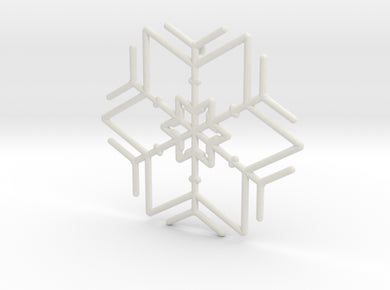 Snowflakes Series I: No. 3 3d printed