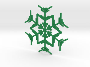 Snowflakes Series I: No. 4 3d printed