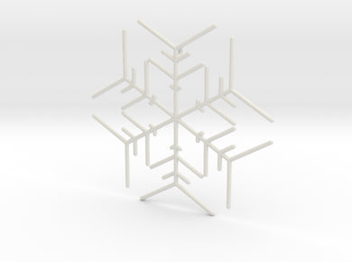 Snowflakes Series I: No. 5 3d printed