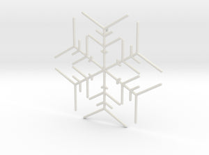 Snowflakes Series I: No. 5 3d printed