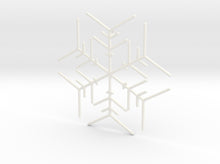 Load image into Gallery viewer, Snowflakes Series I: No. 5 3d printed