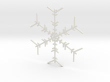 Load image into Gallery viewer, Snowflakes Series I: No. 6 3d printed