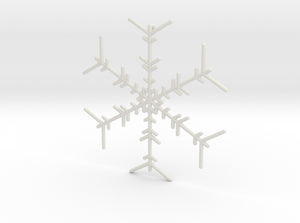 Snowflakes Series I: No. 6 3d printed