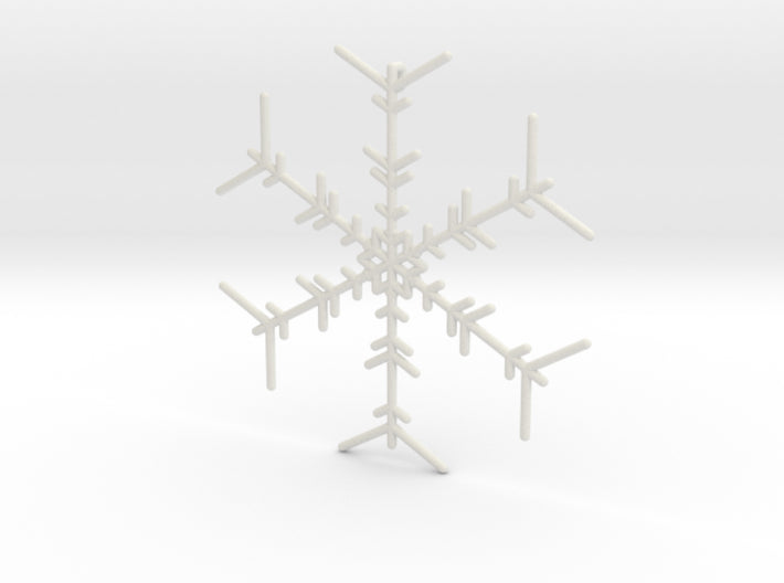 Snowflakes Series I: No. 6 3d printed