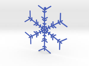 Snowflakes Series I: No. 6 3d printed