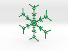 Load image into Gallery viewer, Snowflakes Series I: No. 6 3d printed