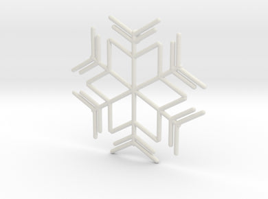 Snowflakes Series I: No. 8 3d printed
