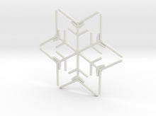 Load image into Gallery viewer, Snowflakes Series I: No. 9 3d printed