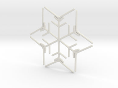 Snowflakes Series I: No. 9 3d printed