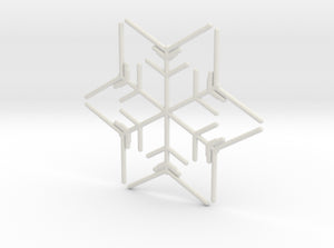 Snowflakes Series I: No. 9 3d printed