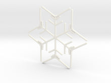 Load image into Gallery viewer, Snowflakes Series I: No. 9 3d printed