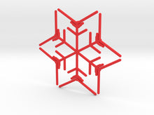 Load image into Gallery viewer, Snowflakes Series I: No. 9 3d printed