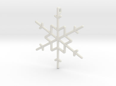 Snowflakes Series I: No. 10 3d printed