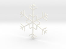 Load image into Gallery viewer, Snowflakes Series I: No. 11 3d printed