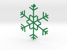 Load image into Gallery viewer, Snowflakes Series I: No. 11 3d printed