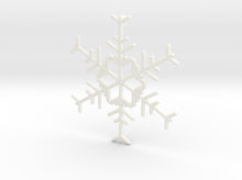 Load image into Gallery viewer, Snowflakes Series I: No. 12 3d printed