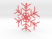 Load image into Gallery viewer, Snowflakes Series III: No. 1 3d printed