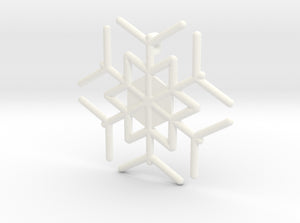 Snowflakes Series III: No. 10 3d printed