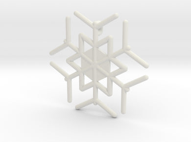 Snowflakes Series III: No. 10 3d printed