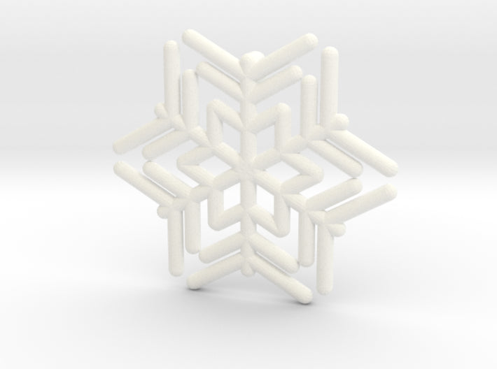 Snowflakes Series III: No. 12 3d printed